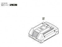 Bosch 2 607 336 905 GBA 18V Slide-In Accu Package Spare Parts